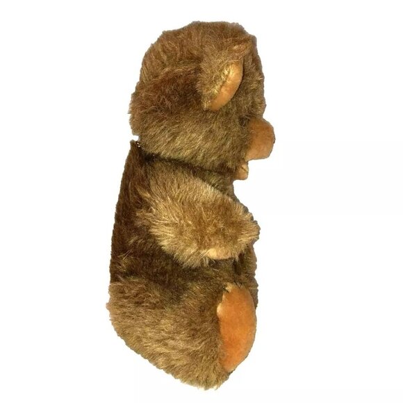 VINTAGE HEUNEC GERMAN ARTICULATED TEDDY BEAR 15" LONG STUFFED ANIMAL PLUSH - Picture 3 of 7